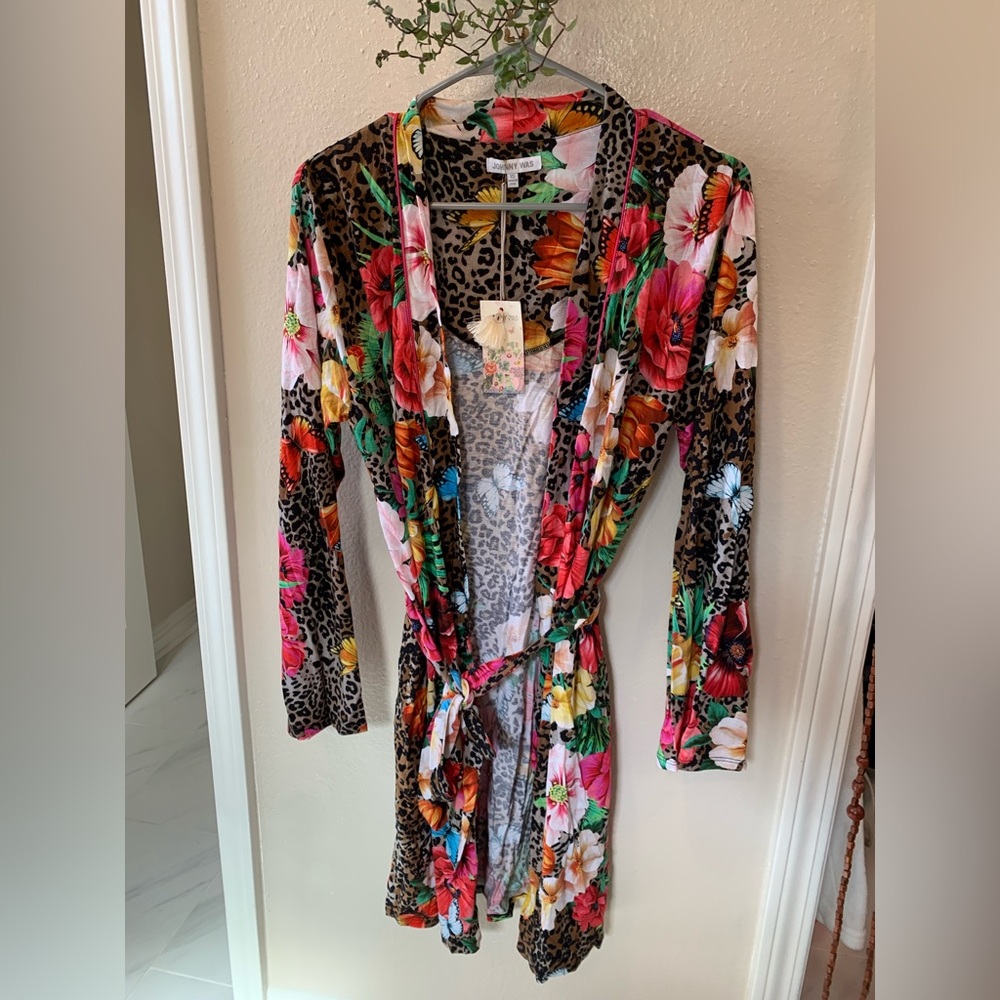Johnny Was Sandra Sleep Robe NWT